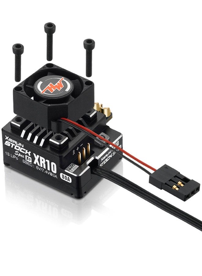 هوبي وينج وحدة تحكم السرعة الإلكترونية HOBBYWING 30112751 XR10 Pro Stock Spec 1S Sensored Brushless ESC - Image 1